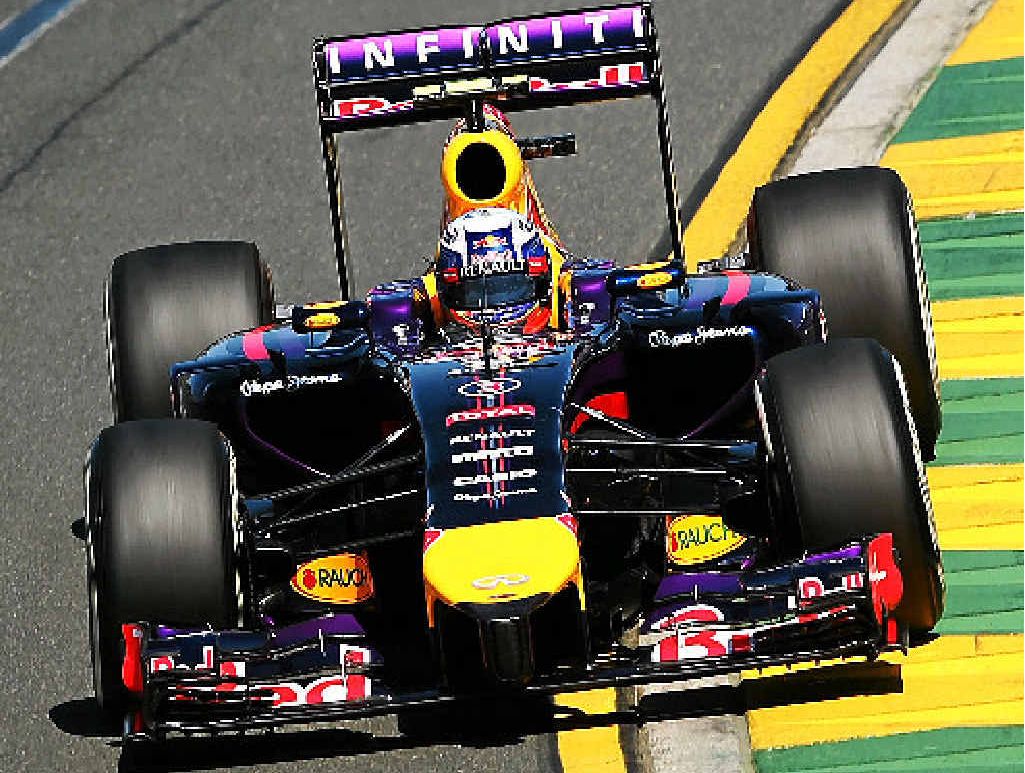 HOME TRACK: Aussie Red Bull driver Daniel Ricciardo during practice at Albert Park yesterday. HOME TRACK: Aussie Red Bull driver Daniel Ricciardo during practice at Albert Park yesterday.